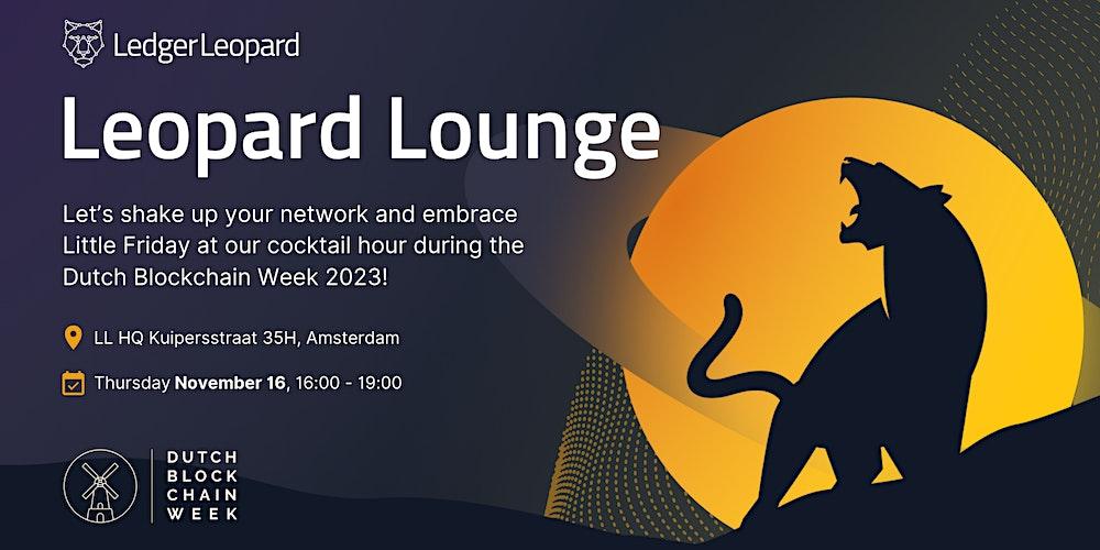 Network Drinks @ Ledger Leopard - Dutch Blockchain Week 2023