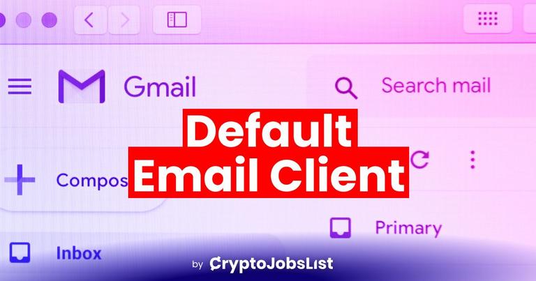 How do I change my web browser's default email client for mailto links?