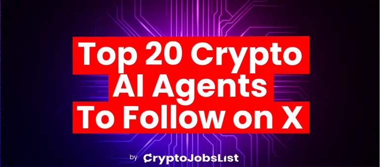  Top 20 Crypto AI Agents you must follow on X