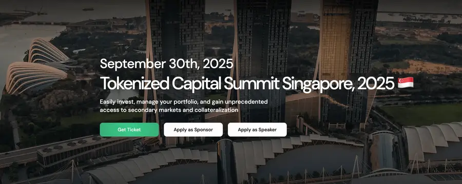 Tokenized Capital Summit 2025, Singapore