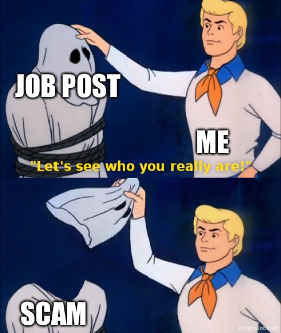 crypto web3 job post scams