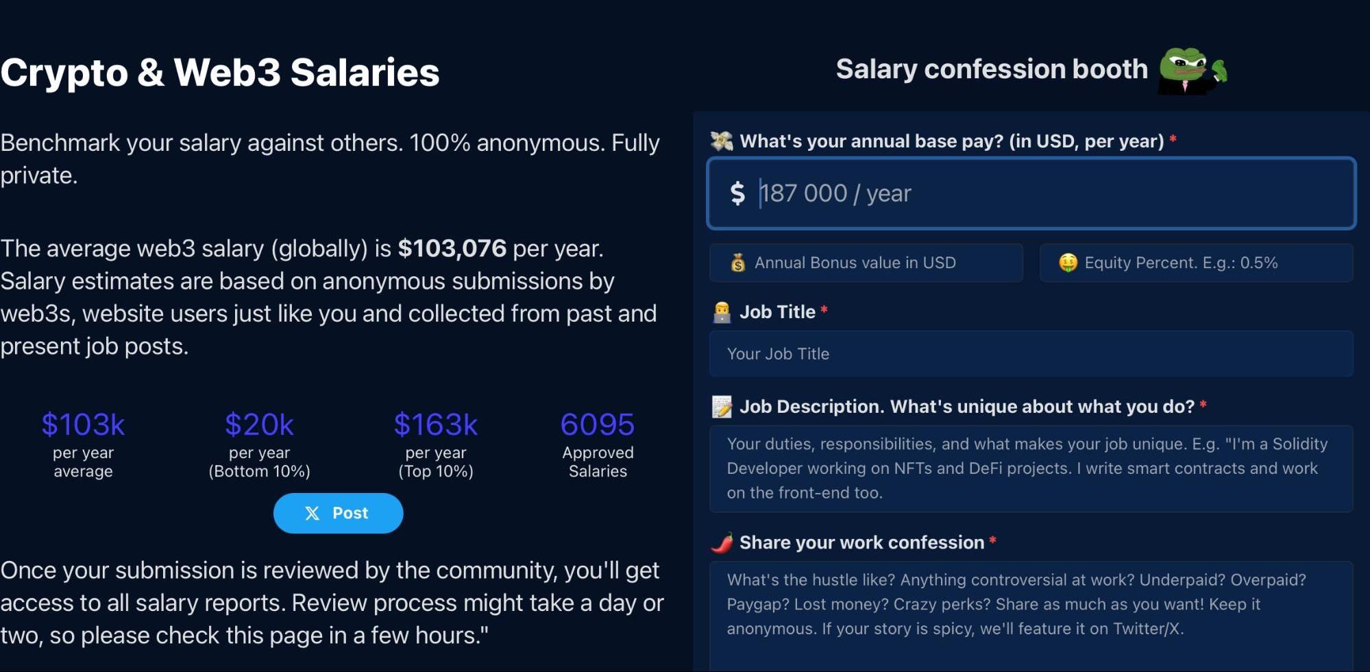 crypto and web3 salaries